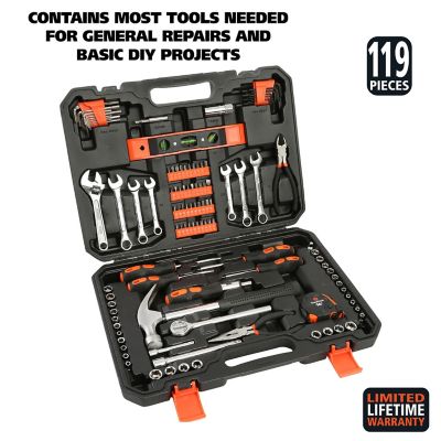 Image showing  119 pc. Home and Garage Tool Set