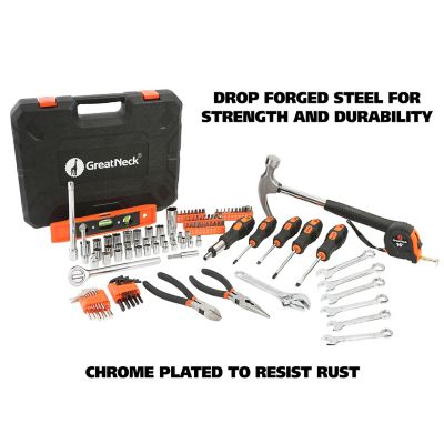 Image showing 5 th GreatNeck 119 pc. Home and Garage Tool Set