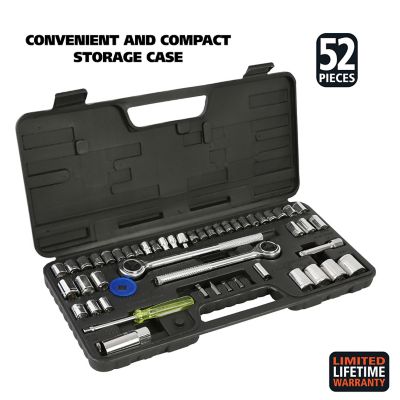Image showing  Multi-Drive Socket and Ratchet Set, 52 pcs.