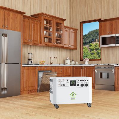 Image showing 8 th Nature's Generator 7,200-Watt Solar Powered Powerhouse Generator, Wheels Included, Electric Switch