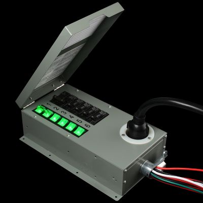 Image showing 8 th Nature's Generator 14,400/7,200-Watt Solar Powered Powerhouse Platinum Plus Pe Generator, 100Ah Battery Pod, (8) 410W Panels