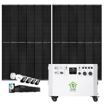 Nature's Generator Powerhouse Gold Se 7,200 Watt Electric Switch Solar Generator, (2) 410W Panels, NGPHAUS