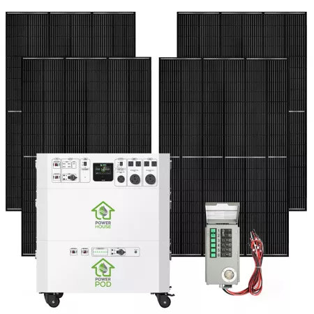 Nature's Generator Powerhouse Platinum Pe 7 200 Watt Solar Generator 100 Ah Battery Expansion Module (4) 410 Watt Panels NGPHPTP Solar Generators