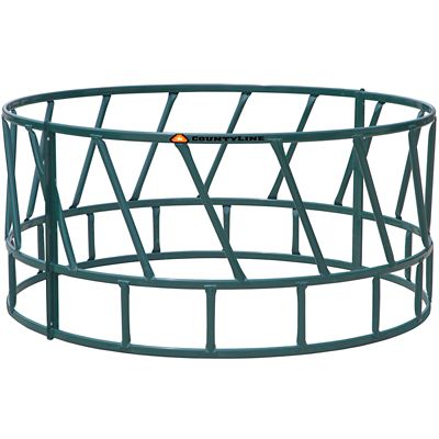 CountyLine 1 Round Bale 8 ft. x 45 in. Heavy-Duty Bale Feeder for Cattle