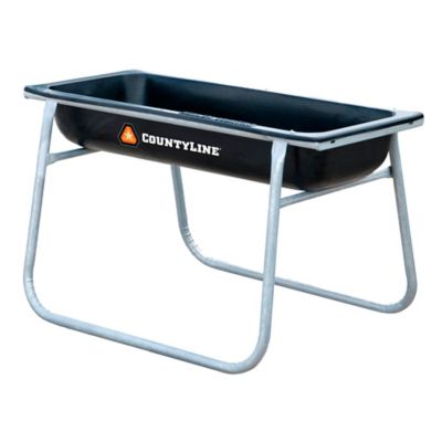 CountyLine 5 ft. Galvanized Horse Bunk Feeder