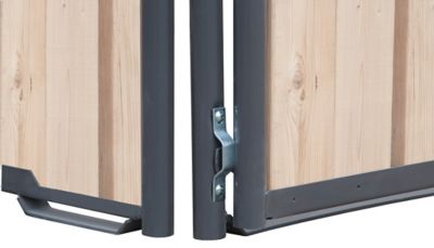 Image showing  12 ft. x 7 ft. Standard Horse Front Stall Panel with Sliding Door, 76110287