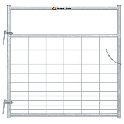 CountyLine 4 ft. Galvanized Mesh Gate