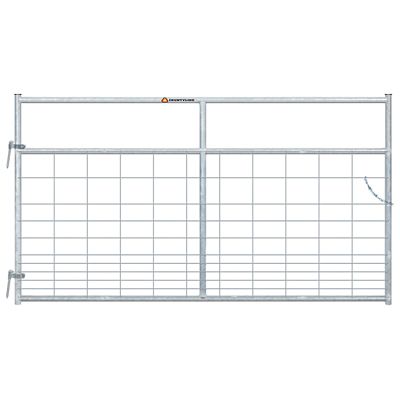 CountyLine 8 ft. Galvanized Mesh Gate