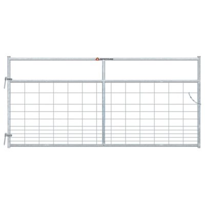 CountyLine 10 ft. Galvanized Mesh Farm Gate
