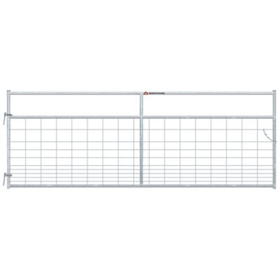 CountyLine 12 ft. Galvanized Mesh Gate