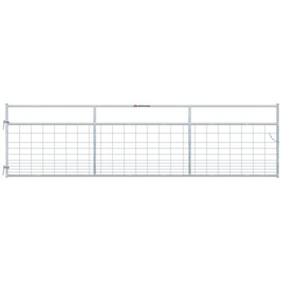 CountyLine 16 ft. Galvanized Mesh Gate