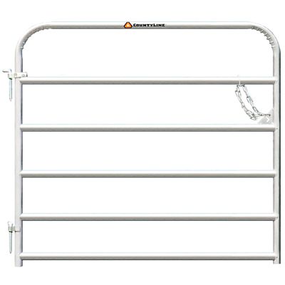 CountyLine 4 ft. Galvanized Tube Gate