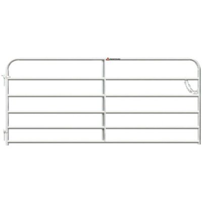CountyLine 8 ft. 6-Bar Heritage Galvanized Tube Farm Gate
