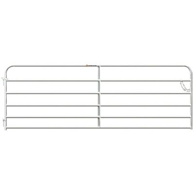 CountyLine 10 ft. 6-Bar Galvanized Tube Gate