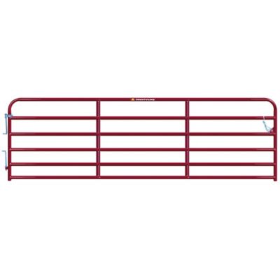 CountyLine 14 ft. Heavy Duty Tube Gate, Red