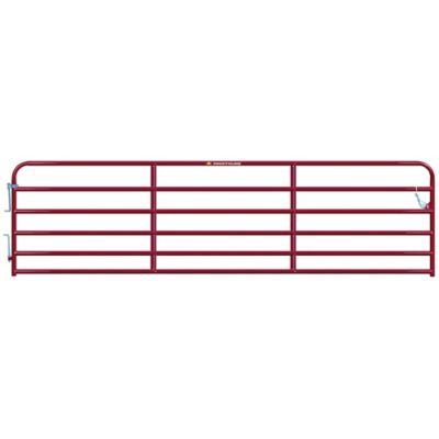 CountyLine 16 ft. Heavy Duty Tube Gate, Red