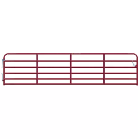 CountyLine 18 ft Heavy Duty Tubular Gate Red Corral Panels & Gates