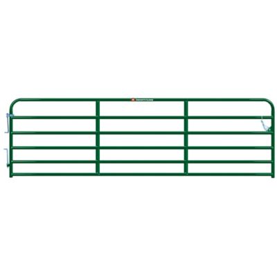 CountyLine 14 ft. 6-Bar Tube Farm Gate, Green