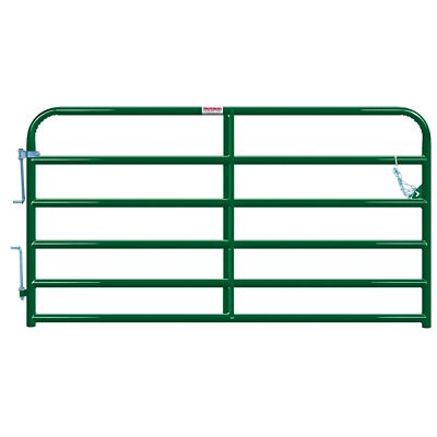 CountyLine 8 ft. 6-Bar Corral Gate, Green