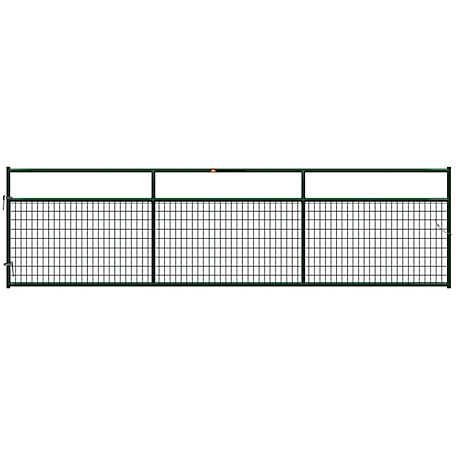 CountyLine 16 ft. Wire Gate, Green