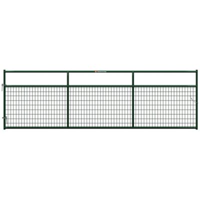 CountyLine 14 ft. x 50 in. Wire Gate, 2 in. x 4 in. Mesh, Green