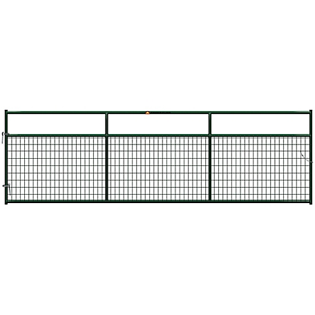 CountyLine 14 ft. Wire Gate, Green