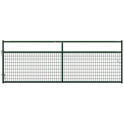 CountyLine 12 ft. Wire Gate, Green