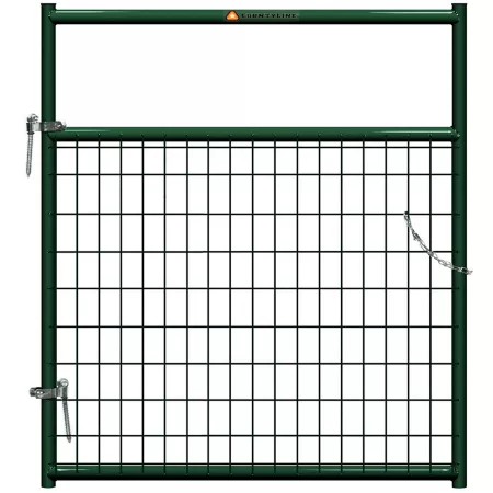 CountyLine 4 ft x 50 in Metal Gate Green Corral Panels & Gates