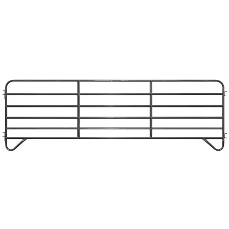 CountyLine 6 Bar Corral Board 16 ft x 60 in 1-3/4 in Tubing Gray Corral Panels & Gates