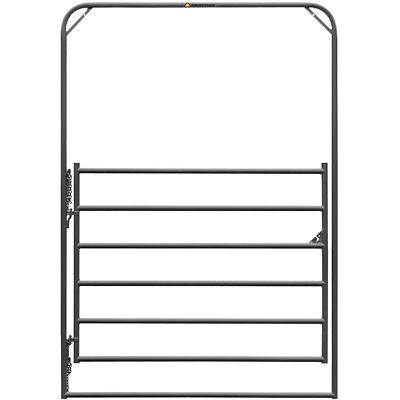 Behlen Country Equine 6 ft. Wide Corral Walk-Thru W/5 ft. Tall Gate, Gray, 44146017
