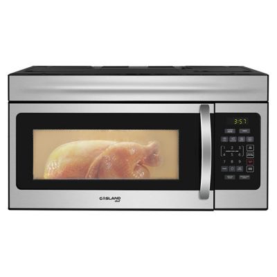 Over the Stove Microwave Oven with 1.6 cu. ft. Capacity, 1000 Watts, 300 Cfm in Stainless Steel - Gasland Chef OTR1603S