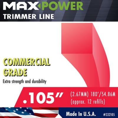 Image showing  0.105 in. x 180 ft. SquareOne Commercial-Grade Trimmer Line