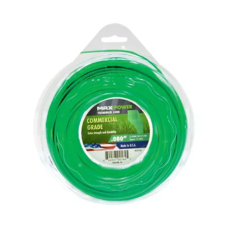 MaxPower SquareOne Commercial Grade Trimmer Line 0.080 in x 300 ft. Trimmer Lines Spools & Blades