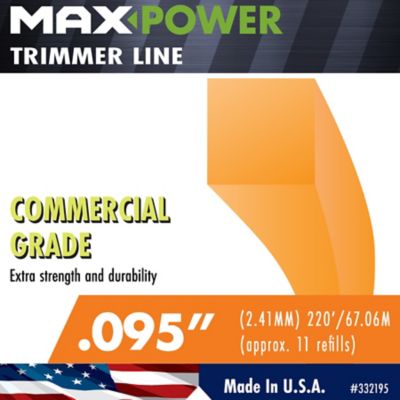 Image showing  0.095 in. x 220 ft. SquareOne Commercial-Grade Trimmer Line