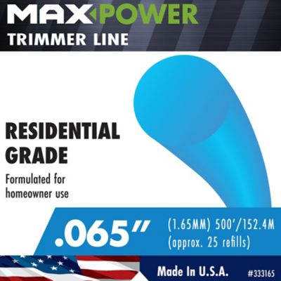 Image showing  0.065 in. x 500 ft. Residential-Grade Round Trimmer Line