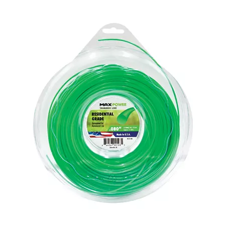 MaxPower Residential Grade Round Edger Line 0.080 in x 340 ft. Trimmer Lines Spools & Blades