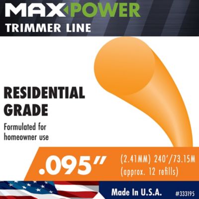 Image showing  0.095 in. x 240 ft. Residential-Grade Round Trimmer Line