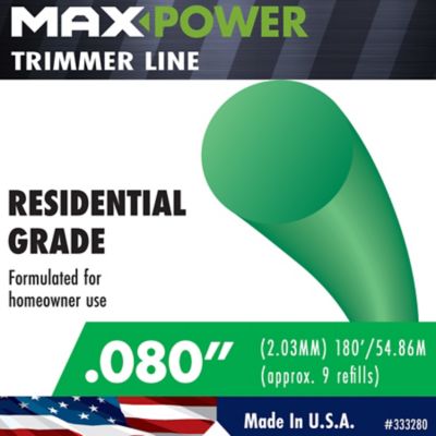 Image showing  0.080 in. x 180 ft. Residential-Grade Round Trimmer Line