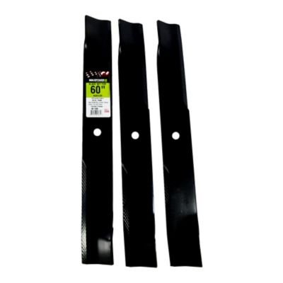 MaxPower 60 in. Mower Blades for Many 60 in. Cut Hustler Mowers, Replaces OEM 8979600, 8979651, 793794, 794685, 3-Pack, 561130B