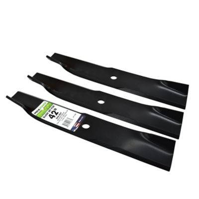 Image showing  42 in. Lawn Mower Blades for Many Dixie Chopper Mowers, Replaces OEM 30227-42, 63227-N and 038-4221-00, 3-Pack