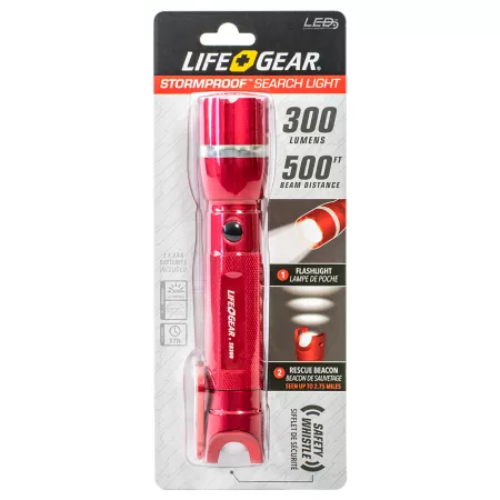 Life+Gear 300 Lumen CREE LED Search and Rescue Light Flashlights