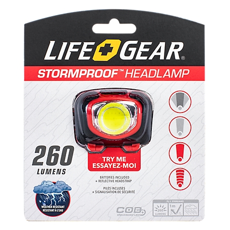 Life+Gear Storm Proof Headlamp 260, 41-3765