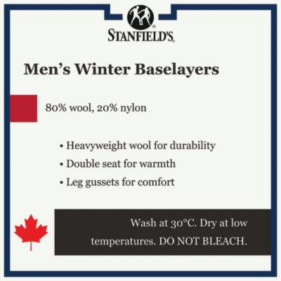 Image showing  Men's Heavy Weight Wool Long Johns