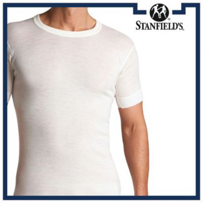Stanfield's Men's Superwash Wool Short Sleeve Shirt