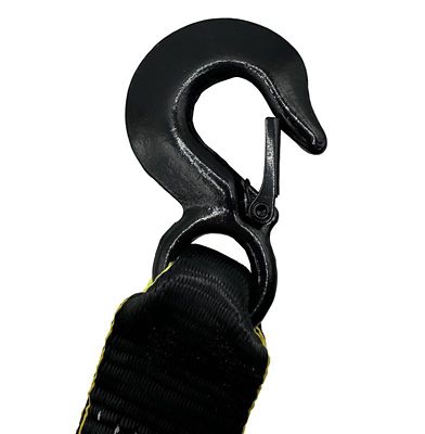 Image showing  2 in. x 30 ft. Commercial-Duty Tow Strap with Snap Hook
