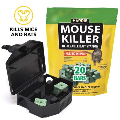 Image showing  Mouse Killer Bars with Refill Station, 20-Pack