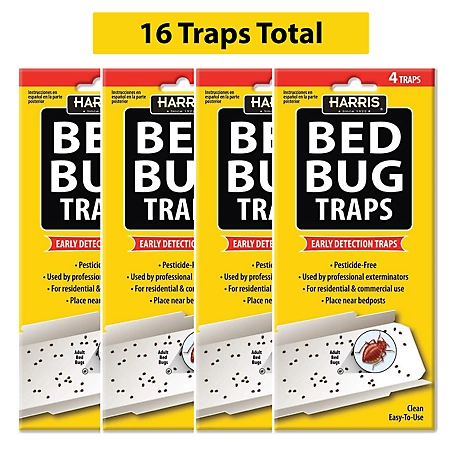 Harris Bed Bug Traps for Early Detection & Monitoring (4 pk., 16 Traps  Total) at Tractor Supply Co.