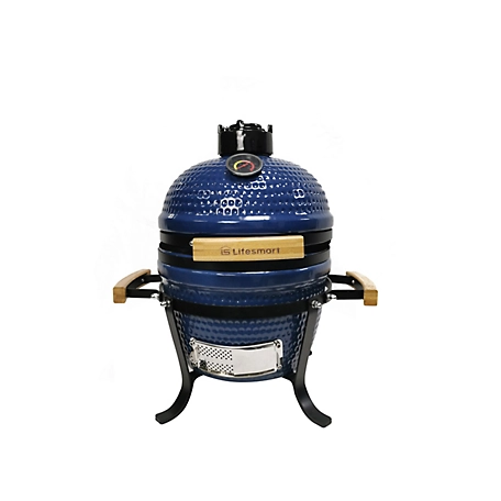 Lifesmart Pack n Go 13 in. Kamado Grill with Carry Bag