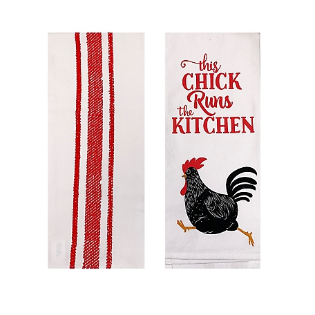 Rooster Tea Towel Set of 2  Kitchen & Table Linens, Tea Towels