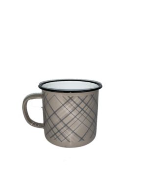 HaynesBesco Group Xmas Green Plaid Enamel Mug, TSC22290B